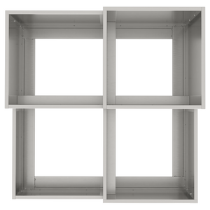 Fioriera da Giardino 80x80x60 cm Acciaio Inossidabile