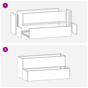 Fioriera da Giardino a 2 Livelli 100x60x45 cm Verde Oliva Acciaio