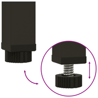 Pianter da Giardino Rialzato 100x26x82 cm in Acciaio Inossidabile