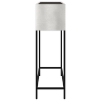 Pianter da Giardino Rialzato 100x26x82 cm in Acciaio Inossidabile