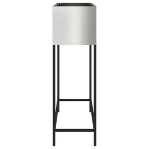 Fioriera alzata 100x26x82 cm Acciaio Zincato