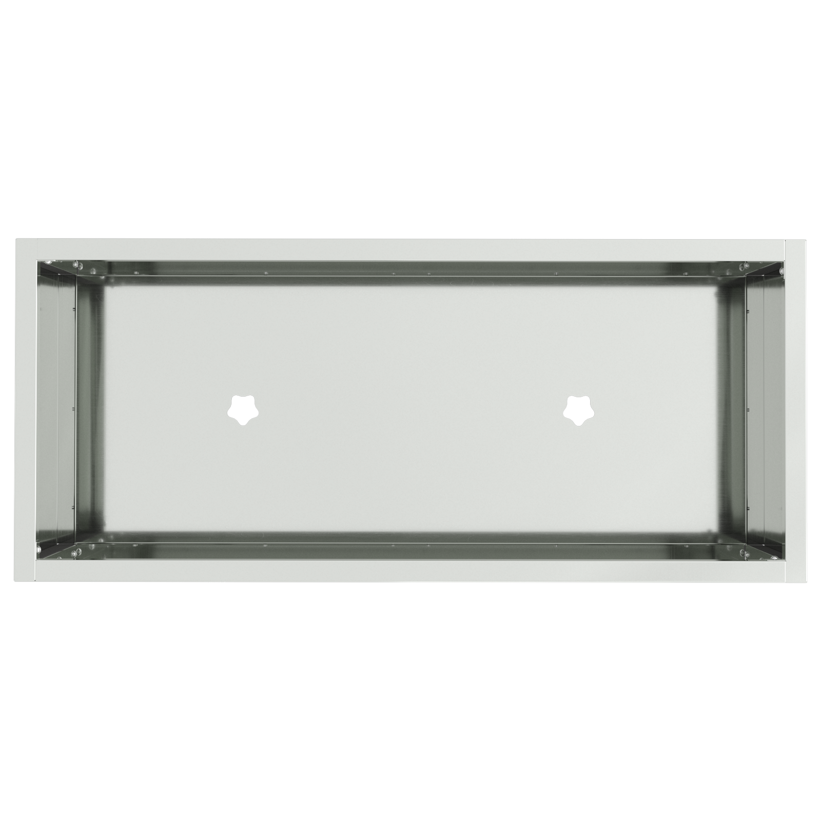 Lettiera per Giardino 60x26x45 cm Acciaio Zincato