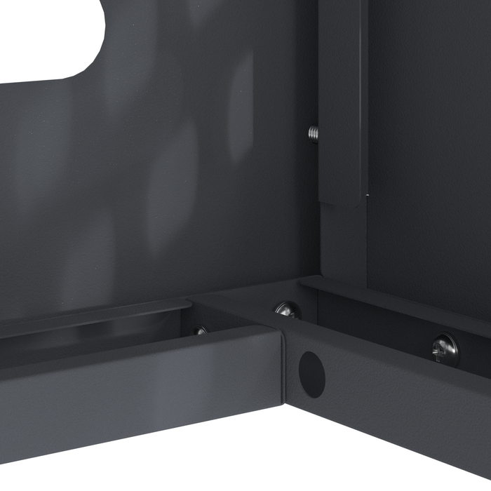 Copertura per Condizionatore d'Aria Antracite 90x40x60 cm Acciaio