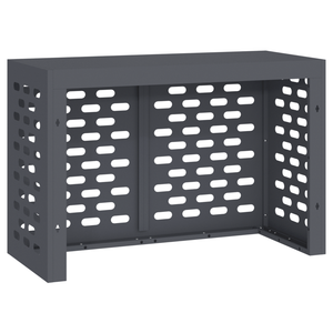 Copertura per Condizionatore d'Aria Antracite 90x40x60 cm Acciaio