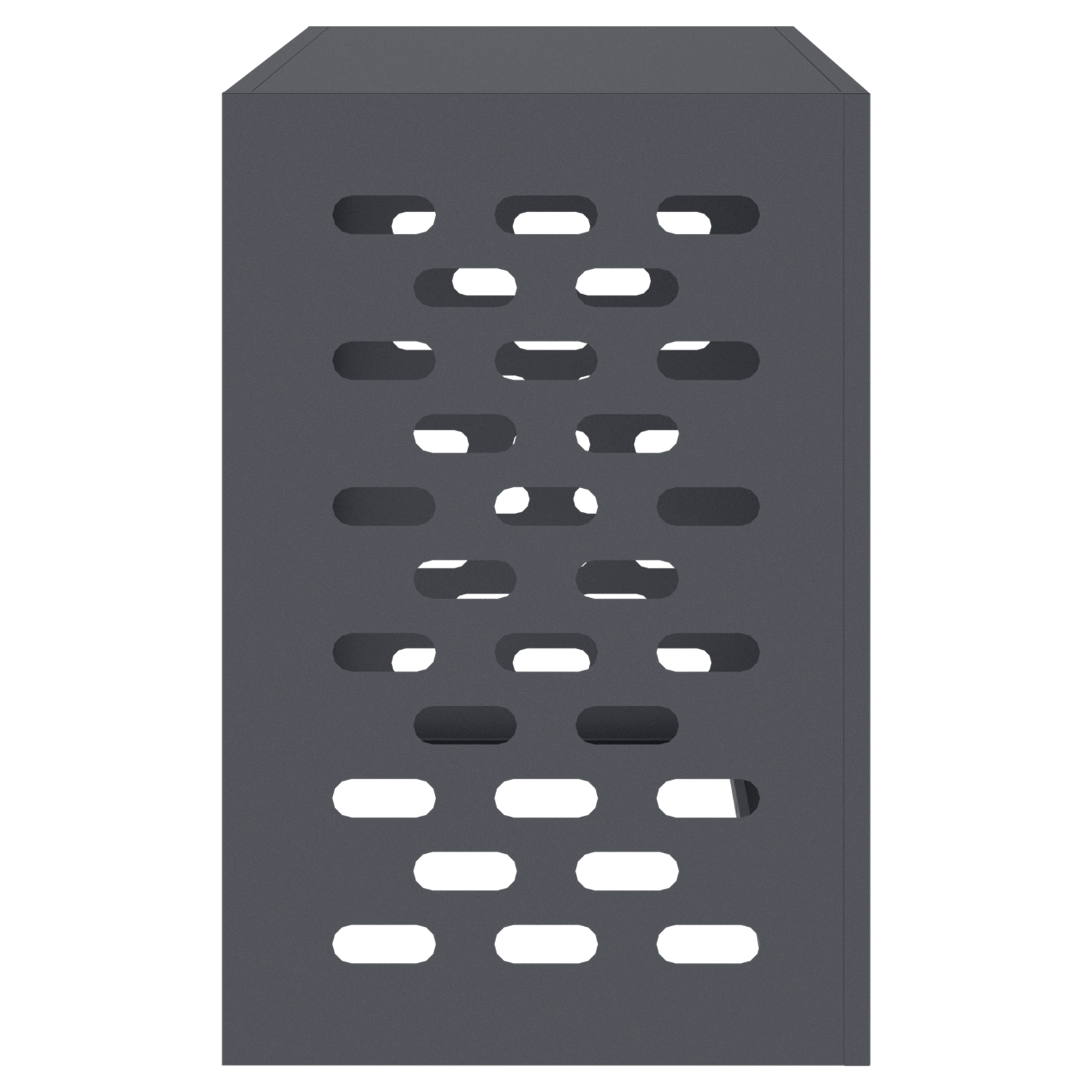 Copertura per Condizionatore d'Aria Antracite 90x40x60 cm Acciaio