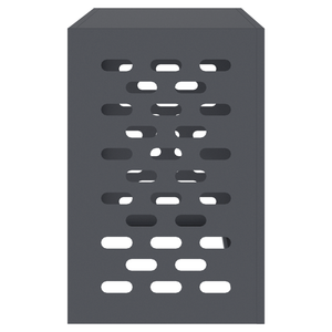 Copertura per Condizionatore d'Aria Antracite 90x40x60 cm Acciaio