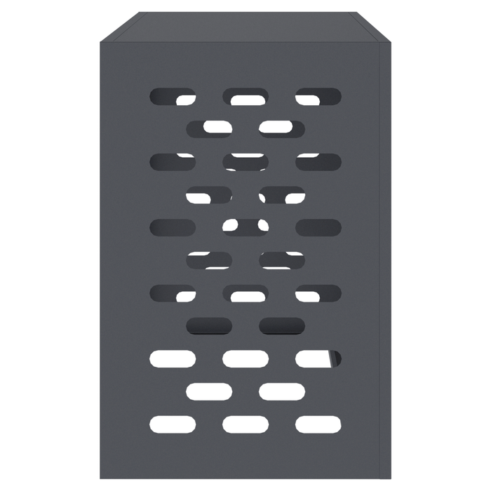 Copertura per Condizionatore d'Aria Antracite 90x40x60 cm Acciaio