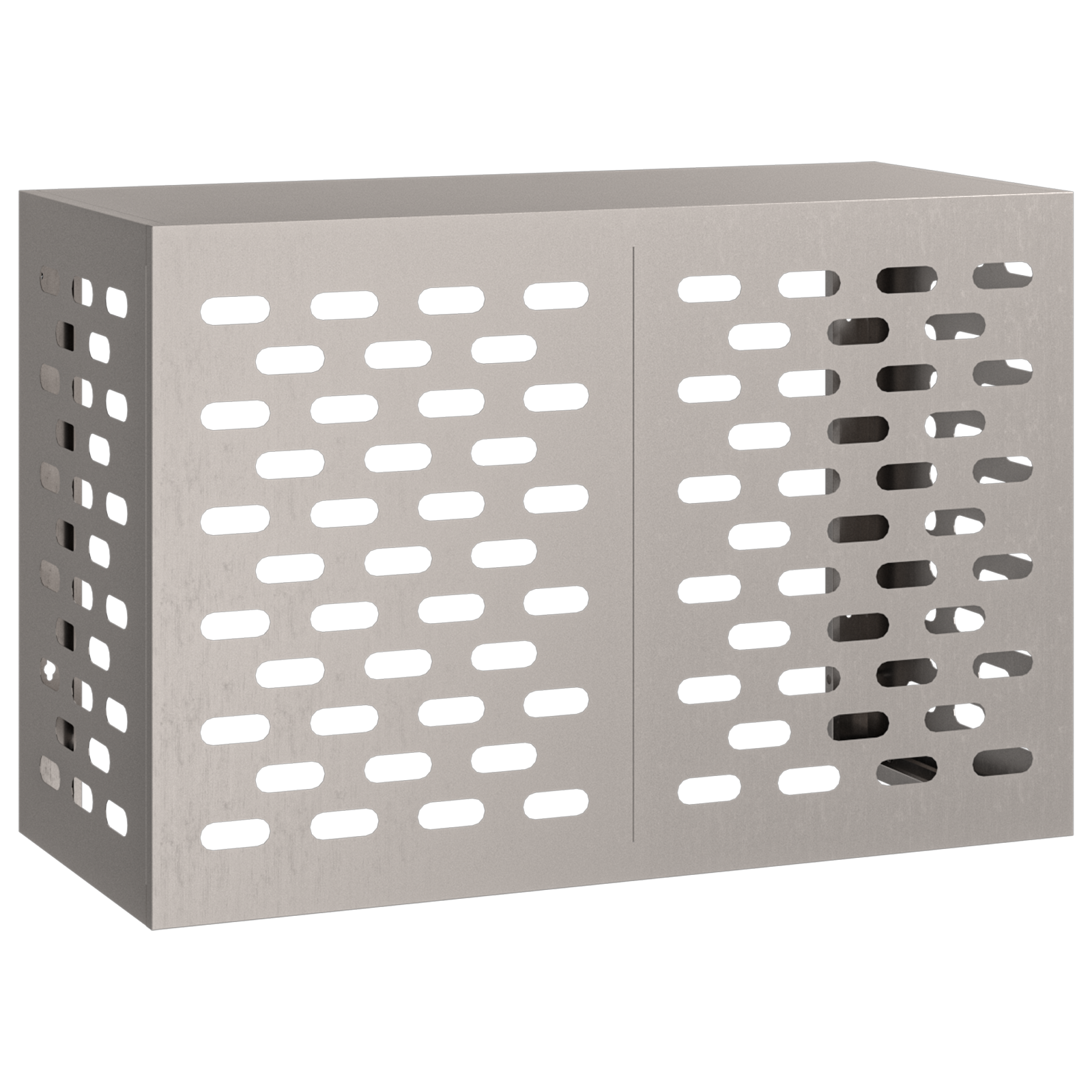 Copertura per Condizionatore d'Aria 90x40x60 cm Acciaio Resistente alle Intemperie