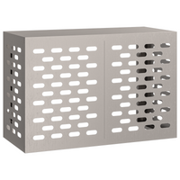 Copertura per Condizionatore d'Aria 90x40x60 cm Acciaio Resistente alle Intemperie