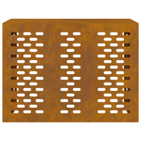 Copertura AC 110x50x80 cm Acciaio Resistente agli Agenti Atmosferici