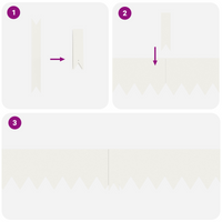 Bordi per Prato 10 pz Bianco 100x0,5x15 cm Plastica