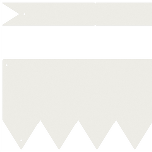 Bordature per prato 30 pz Bianco 100x0.5x15 cm Plastica