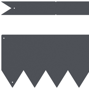 Bordi per Prato 20 pcs Antracite 100x0,5x15 cm Plastica