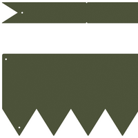 Bordi per Prato 20 pcs Verde Oliva 100x0.5x15 cm Plastica