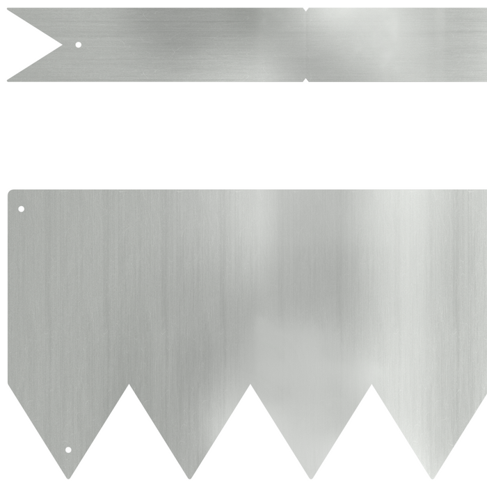 Rivestimenti per Prato 50 pcs 100x0.5x15 cm Acciaio Galvanizzato