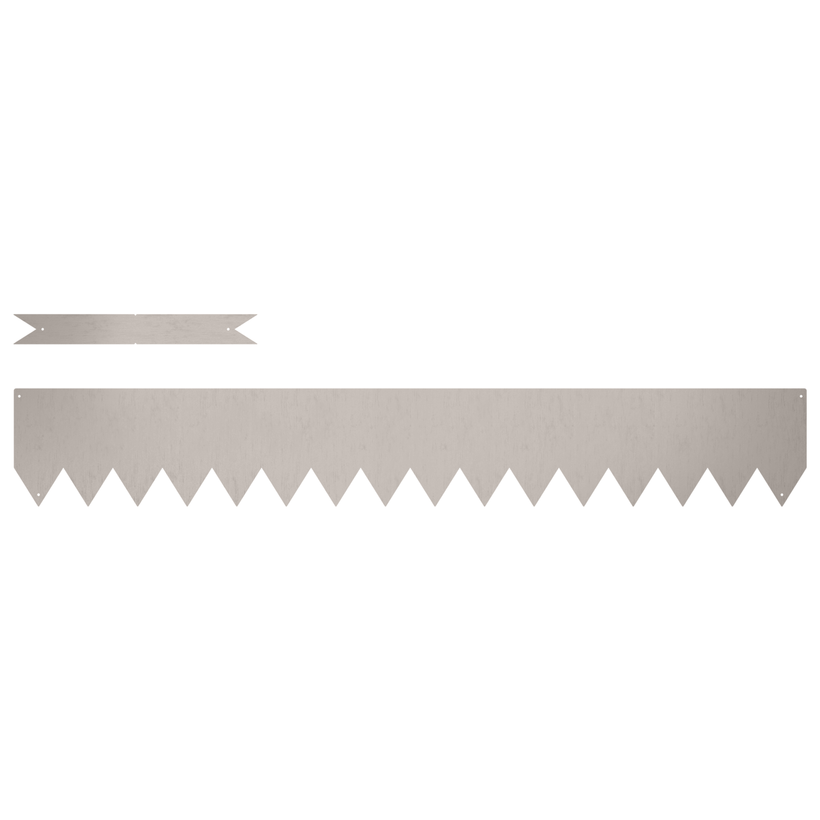 Bordature per Prato 50 pz 100x0,5x15 cm Acciaio Resistente alle Intemperie