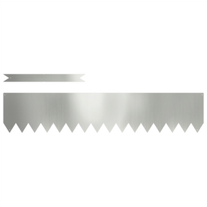 Bordature per Prato 30 pcs 100x0.5x20 cm Acciaio Zincato