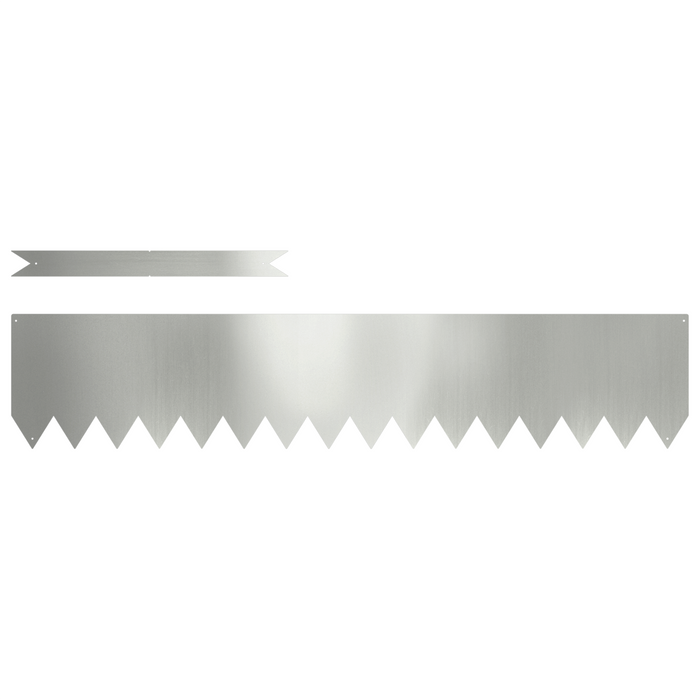 Bordature per Prato 30 pcs 100x0.5x20 cm Acciaio Zincato