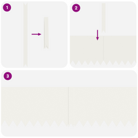 Bordi per Prato 10 pezzi Bianchi 100x0.5x30 cm Plastica