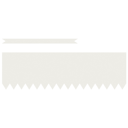 Bordi per Prato 10 pezzi Bianchi 100x0.5x30 cm Plastica