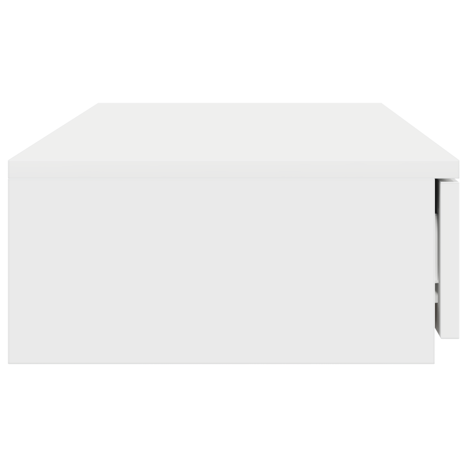 Cassetti per letto  bianchi 100x36,5x16,5 cm in legno ingegnerizzato