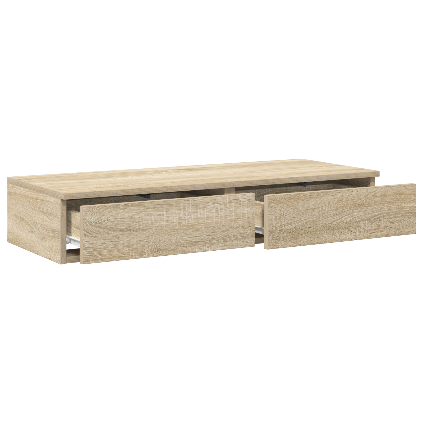 Cassetti per Letto Rovere Sonoma 100x36,5x16,5 cm in Legno Ingegnerizzato
