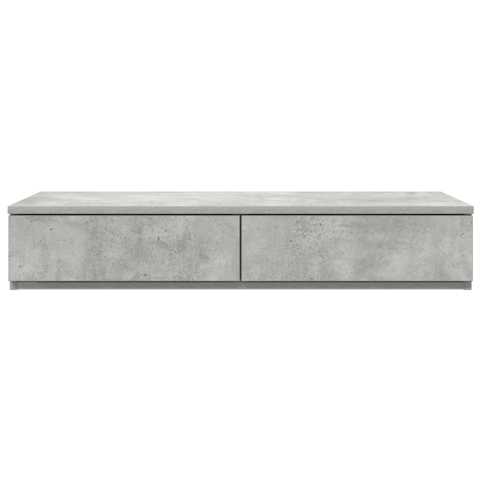 Cassetti per Letto Grigio Calcestruzzo 100x36,5x16,5 cm in Legno Ingegnerizzato di