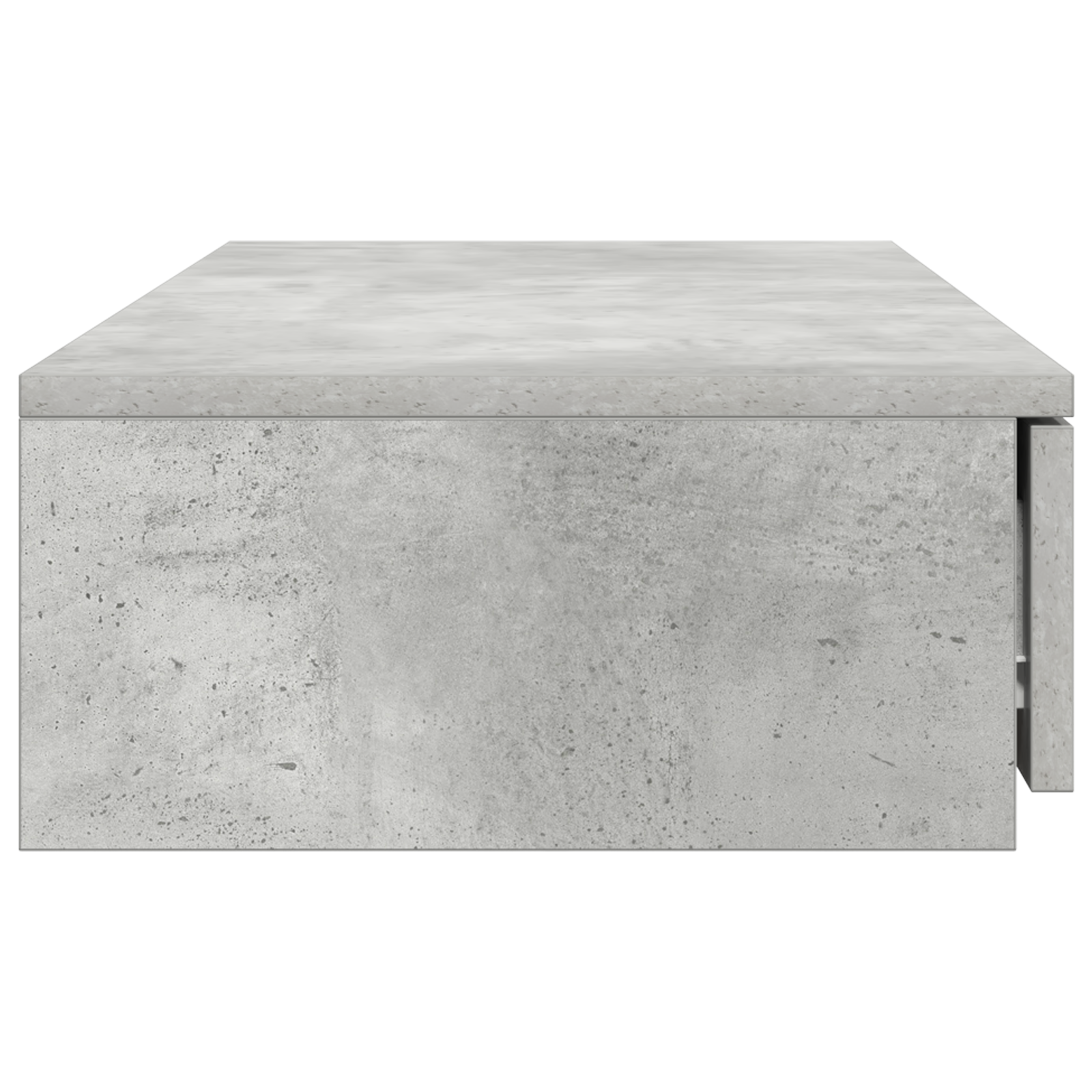Cassetti per Letto Grigio Calcestruzzo 100x36,5x16,5 cm in Legno Ingegnerizzato di