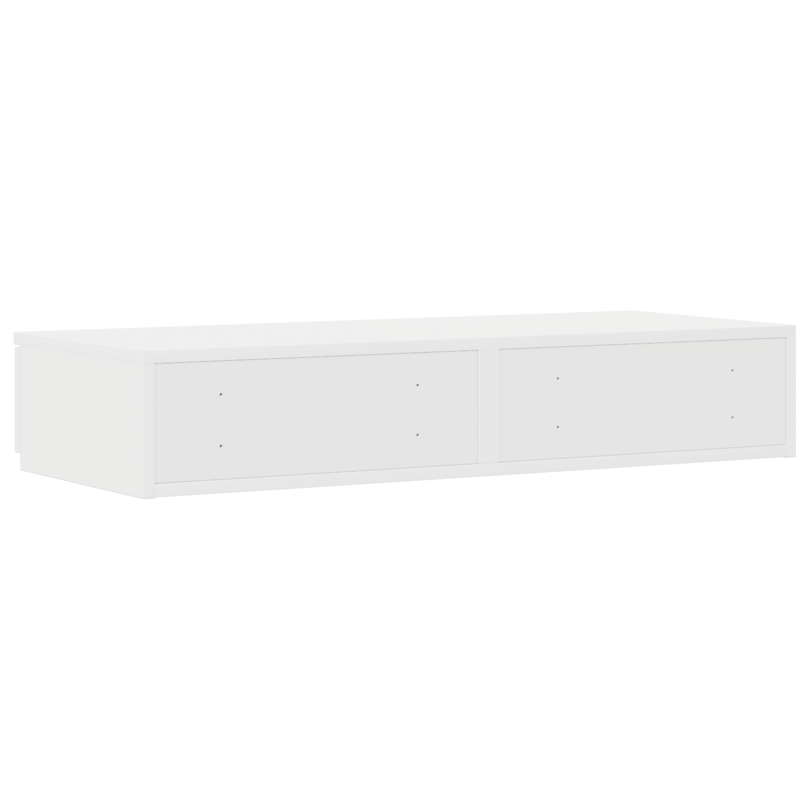 Cassetti per Letto Bianco 80x36,5x16,5 cm in Legno Composito