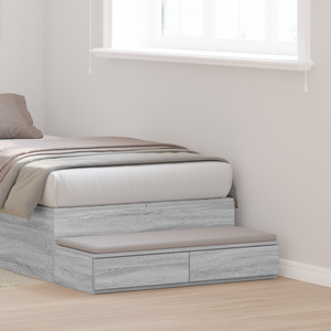 Cassetti per letto  Grigio Sonoma 90x36,5x16,5 cm in legno ingegnerizzato