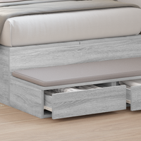 Cassetti per letto  Grigio Sonoma 90x36,5x16,5 cm in legno ingegnerizzato