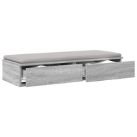 Cassetti per letto  Grigio Sonoma 90x36,5x16,5 cm in legno ingegnerizzato