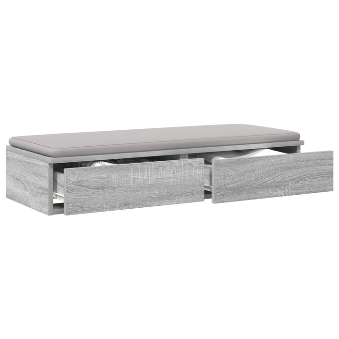 Cassetti per letto  Grigio Sonoma 90x36,5x16,5 cm in legno ingegnerizzato