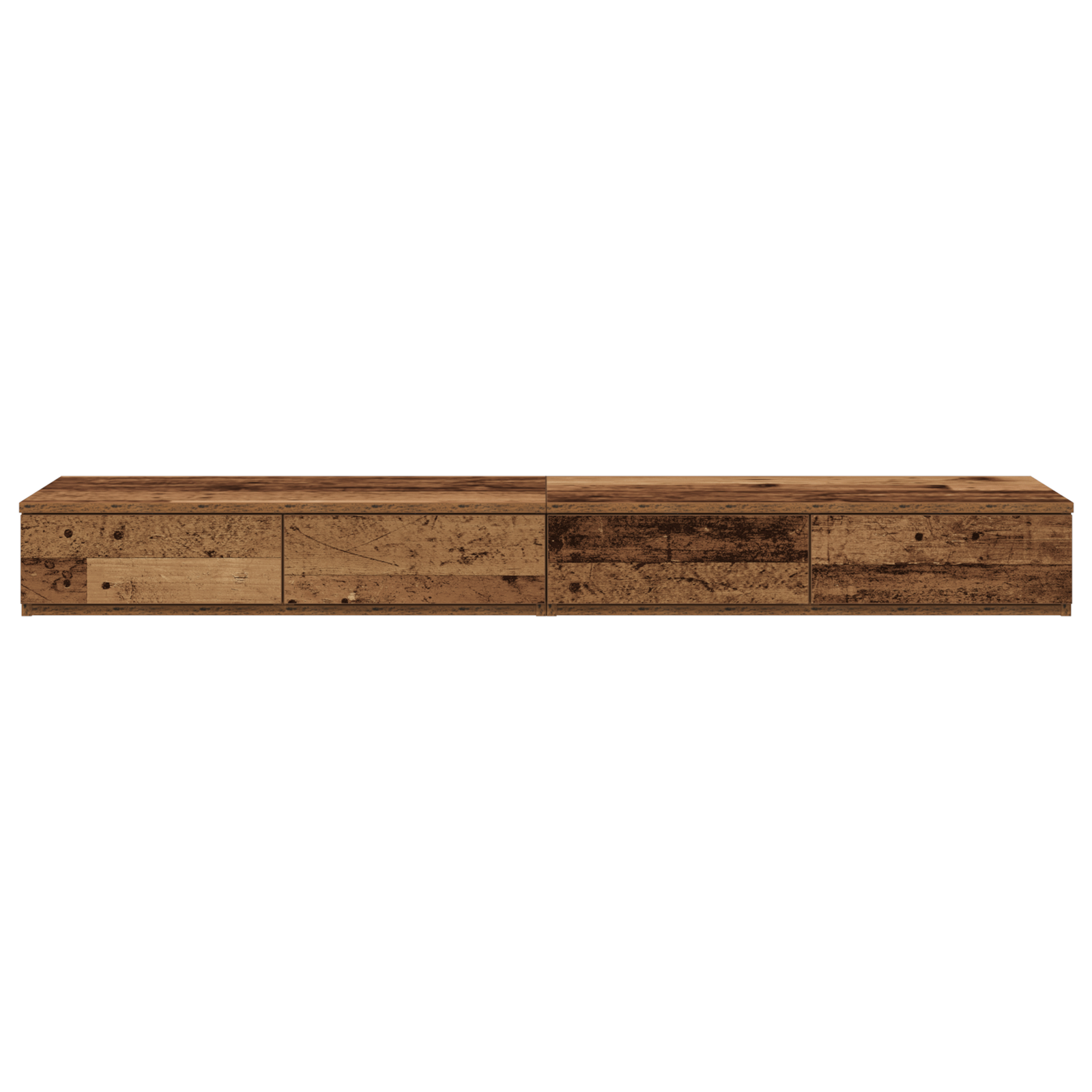 Cassetti Letto Legno Vecchio 120x36,5x16,5 cm Legno Ingegnerizzato