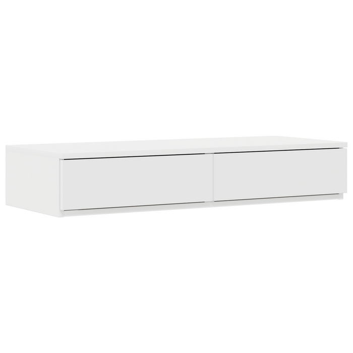 Cassetti per letto bianco  75x36,5x16,5 cm in legno ingegnerizzato
