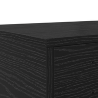 Cassetti per Letto  Neri 75x36,5x16,5 cm in Legno Compensato