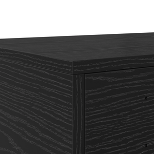 Cassetti per Letto  Neri 75x36,5x16,5 cm in Legno Compensato