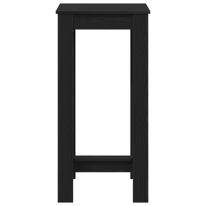 Tavolo bar  in legno ingegnerizzato nero 51x50x103,5 cm