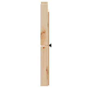 Porte da cucina esterna 2 pcs 50x9x82 cm Legno massello di pino