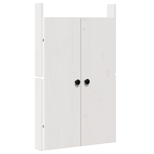 Porte da Cucina Bianche 50x9x82 cm Legno massello di pino