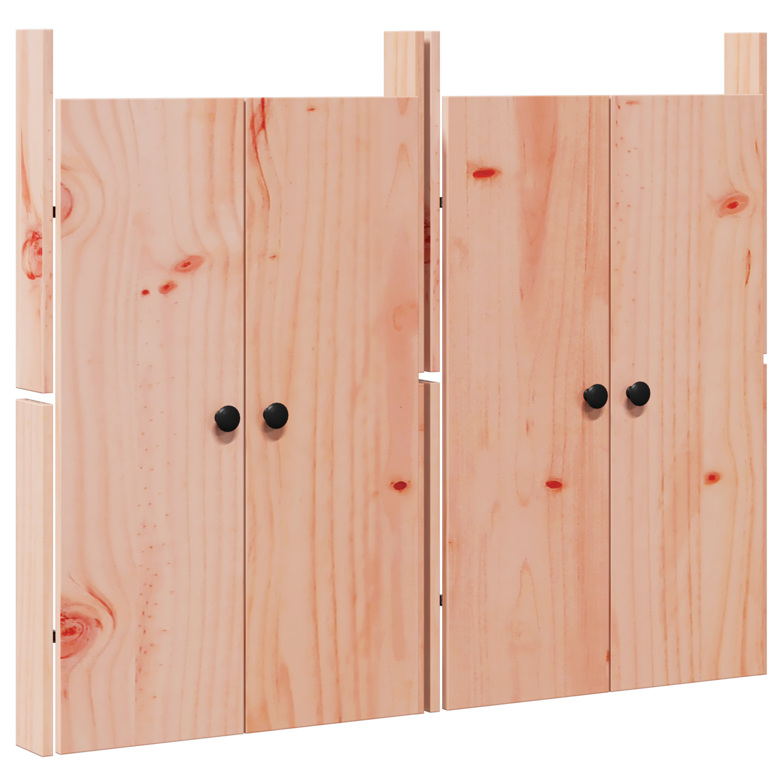 Porte da cucina esterne 2 pz 50x9x82 cm in legno massiccio di abete di Douglas
