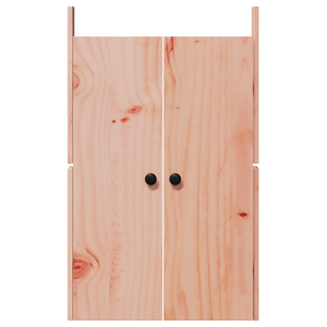 Porte da cucina esterne 2 pz 50x9x82 cm in legno massiccio di abete di Douglas