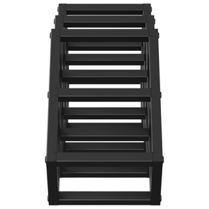 Scaffale per vino  da 9 bottiglie 63x16,5x25 cm in acciaio rivestito