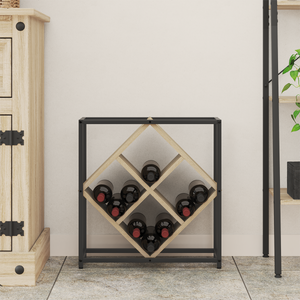 Scaffale per vino Sonoma Oak 51x18x52,5 cm in legno ingegnerizzato