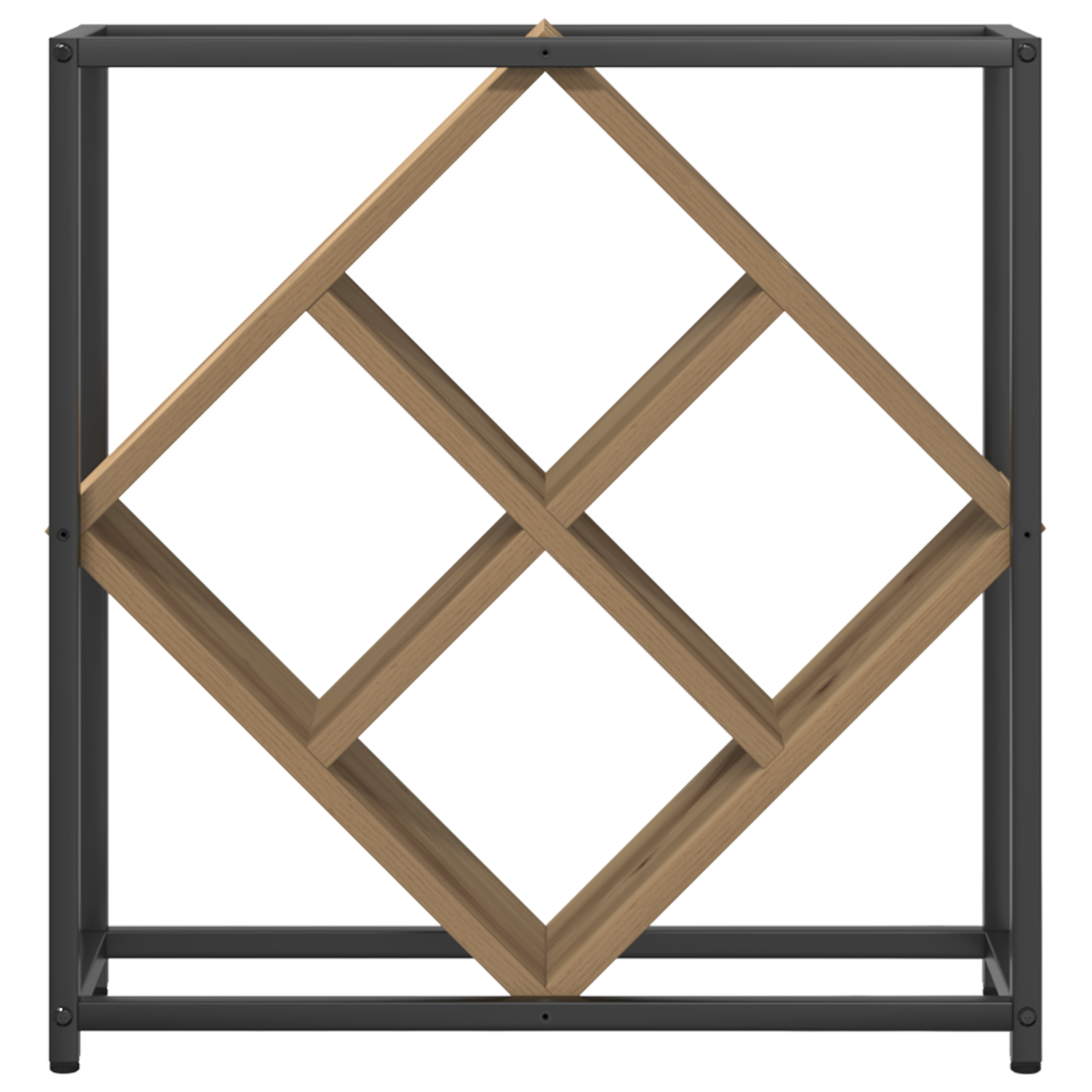 Portabottiglie Artisan in Quercia 51x18x52,5 cm in Legno Ingegnerizzato