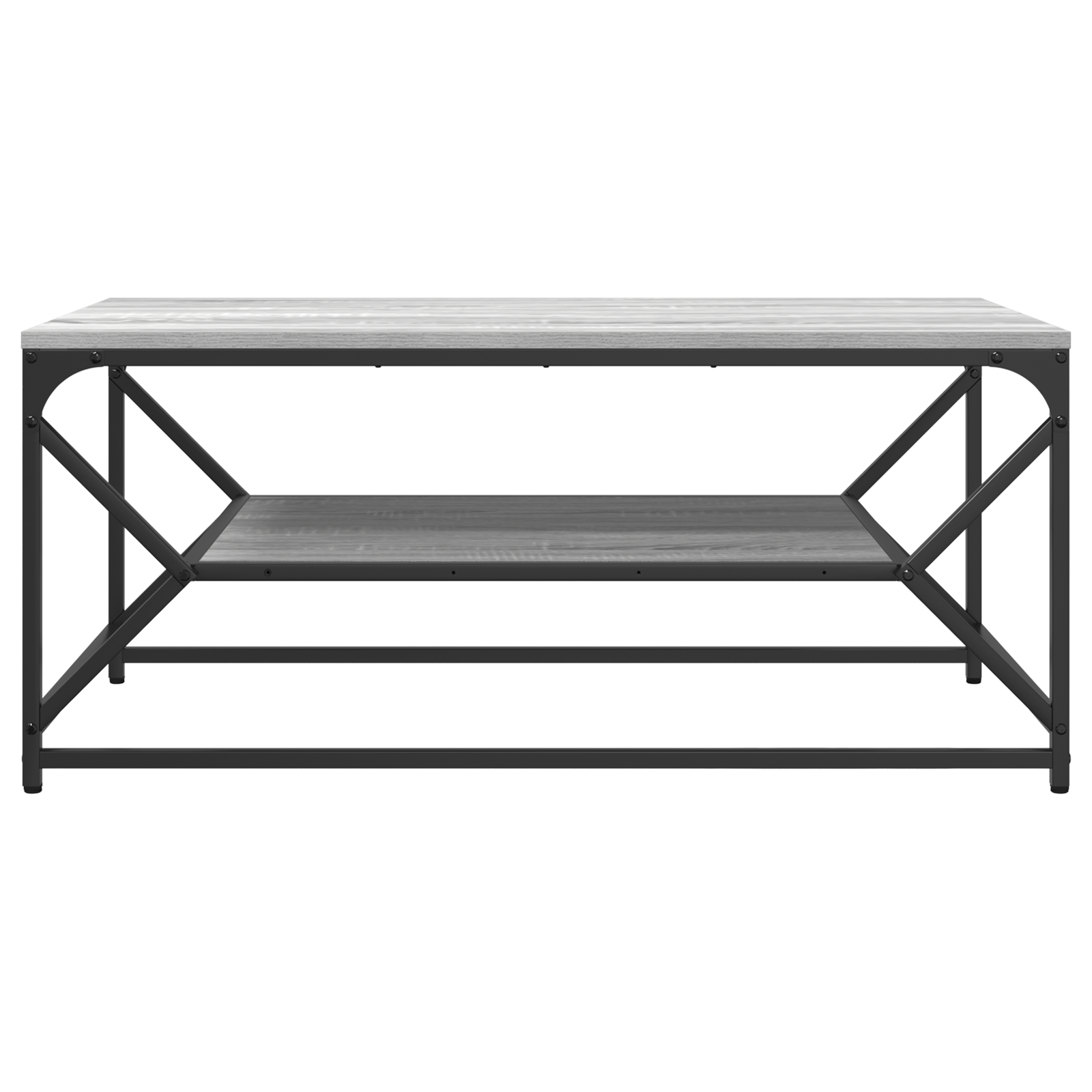 Tavolino da caffè  con ripiano Grigio Sonoma 90x50x40 cm in Legno ingegnerizzato