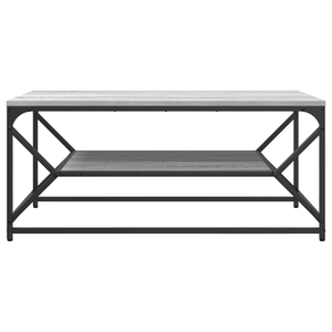 Tavolino da caffè  con ripiano Grigio Sonoma 90x50x40 cm in Legno ingegnerizzato