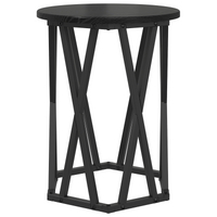 Tavolini 2 pz Nero Rovere Legno Ingegnerizzato