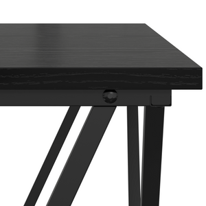 Tavolini 3 pz Nero Rovere Legno Ingegnerizzato
