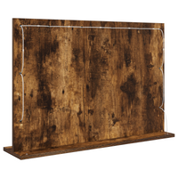 Specchio da toeletta Rovere affumicato Legno e vetro